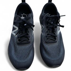 New Balance Black and Silver Athletic Sneakers